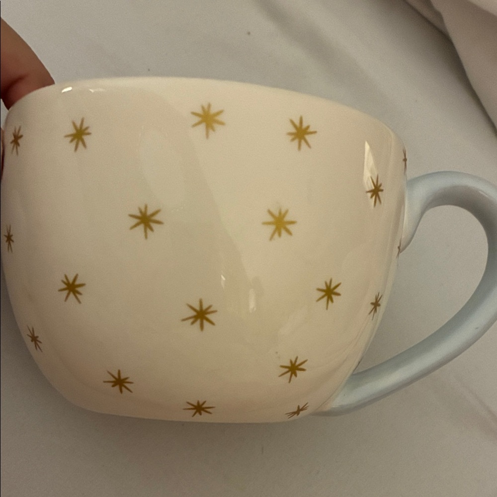 Coton Colors Cream and‎ Gold Star Mug - Picture 2 of 4